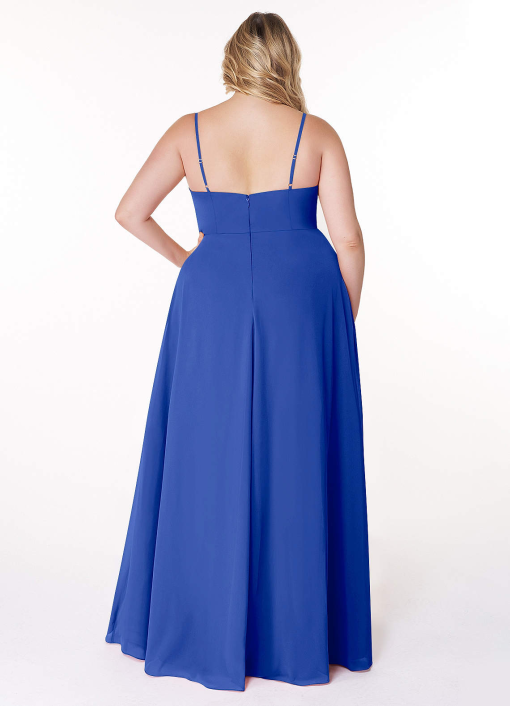 City Studios Royal Blue Plus Size Maxi Dress - Formal Gown 24W - Image 2