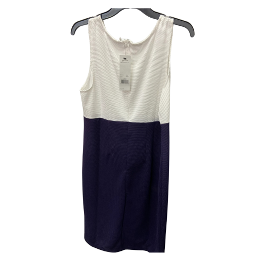 NY Collection White & Navy Sleeveless Dress - PM - Work Dress - Image 2