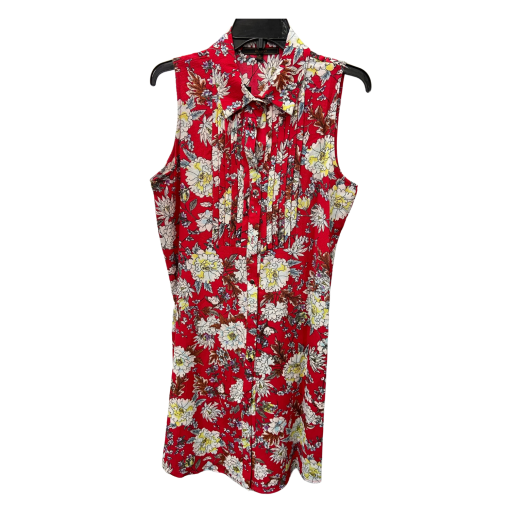 Max Sport Red Floral Sleeveless Dress - Size S - Women's Dresses