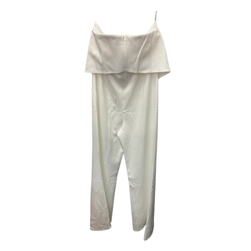 Miss ord White Jumpsuit Size L - Women's Formal Wear