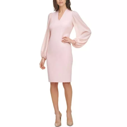 Vince Camuto Blush Bodycon Dress Size 10 - Cocktail Dress