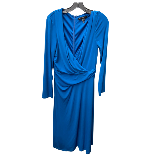 Maggy London Blue Midi Dress Size 8 - Cocktail Dress