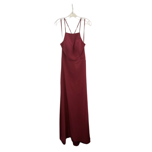 Simply Burgundy Maxi Dress Size 8 - Formal Gown