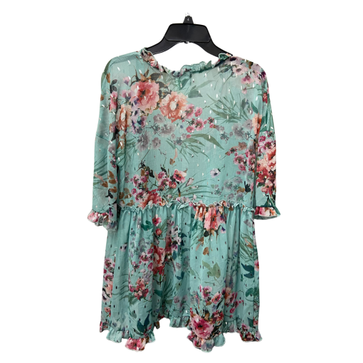 Rare Editions Floral Cover Up, Mint, Size 14, Women's Cardigan - Image 2