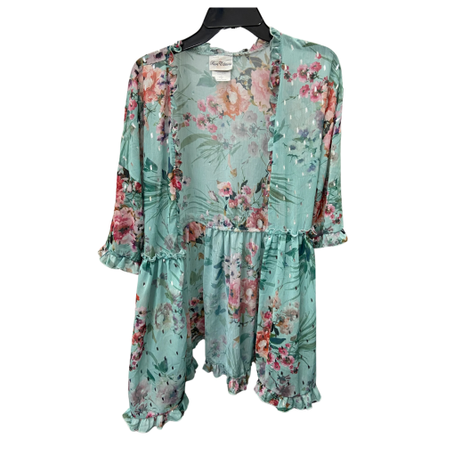 Rare Editions Floral Cover Up, Mint, Size 14, Women's Cardigan