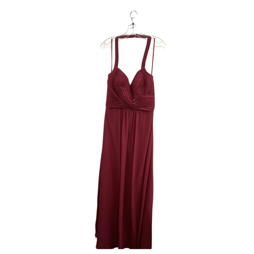 Simply Burgundy Maxi Dress Size 12 - Formal Dresses