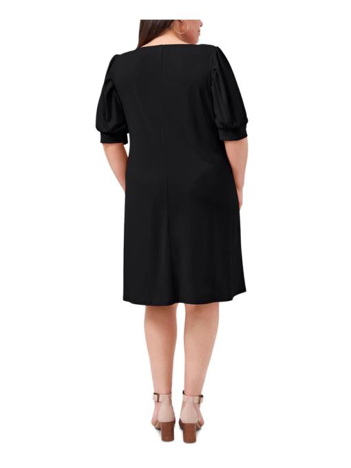 MSK Black Shift Dress Plus Size Work Dress - Image 2