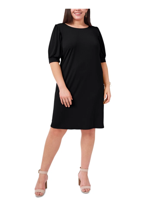 MSK Black Shift Dress Plus Size Work Dress