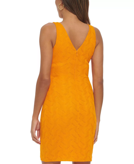 Guess Orange Cutout Mini Dress Size 6 - Bodycon Dresses - Image 2