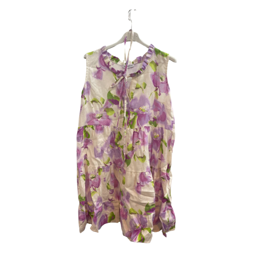 New Collection Floral Sleeveless Dress - Purple - No Size - Summer Dress