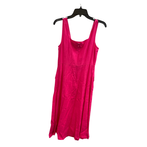 TAHARI ASL Pink Linen Dress Petite 6P - Summer Dress - Image 2