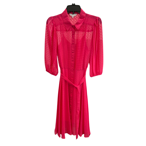 Nanette Lepore Pink Midi Dress Size 6 - Women's Dresses