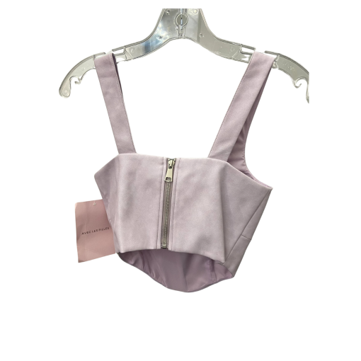 Avec Les Filles Lavender Corset Top - Size S - Women's Blouse - Image 2