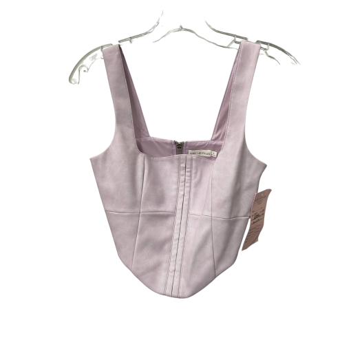 Avec Les Filles Lavender Corset Top - Size S - Women's Blouse