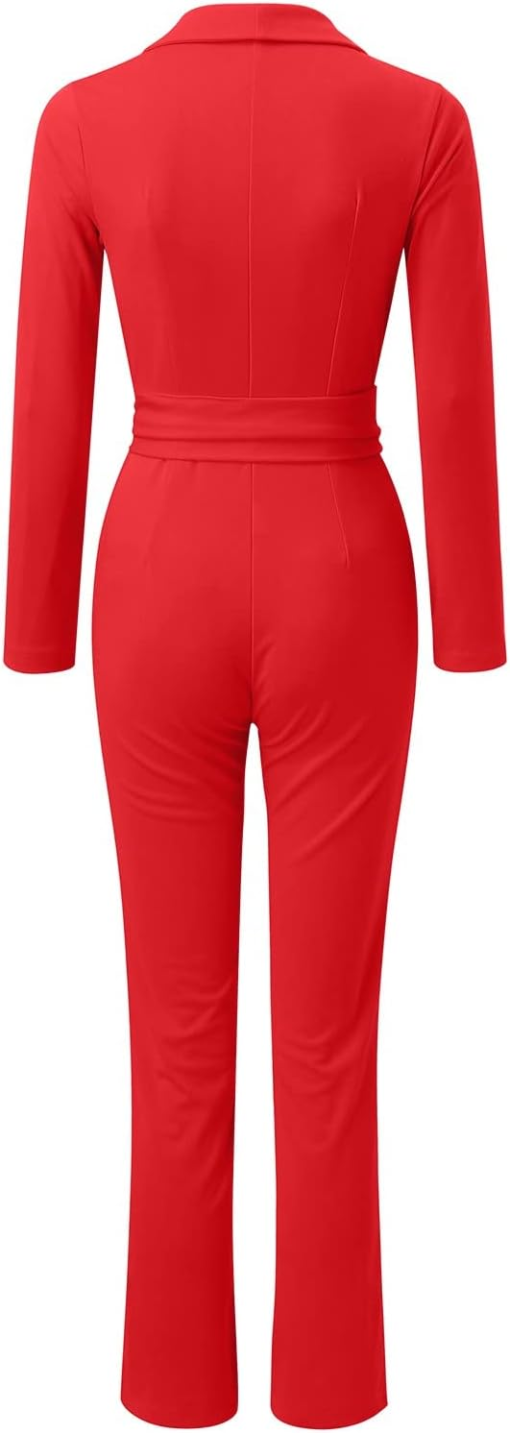 Bebe Red Tie Waist Jumpsuit XS | Women's Jumpsuits & Rompers - Image 2