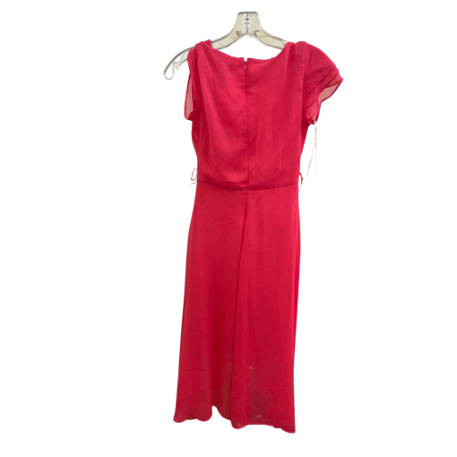 DKNY Red Midi Dress Size 0P - Cocktail Party Dress - Image 2