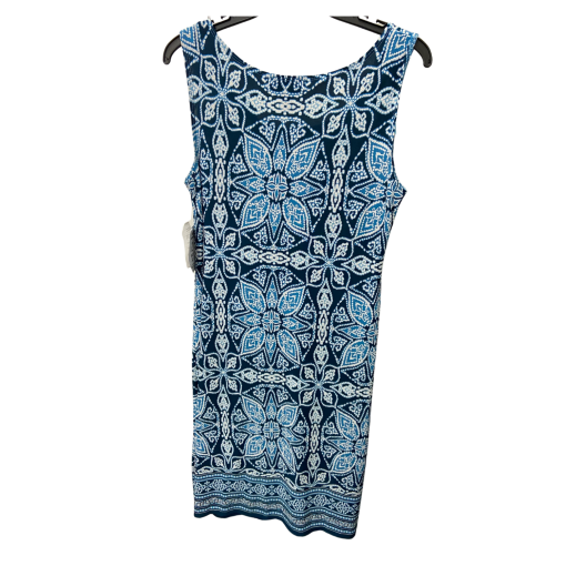 R&M Richards Blue Floral Sleeveless Dress Size 8 - Women's Dress - Image 2