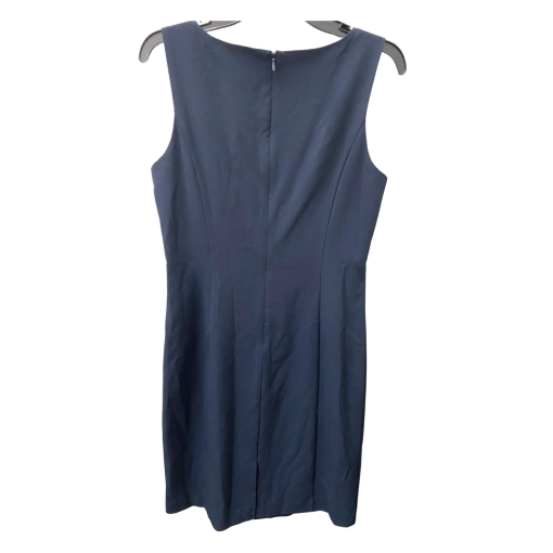 Tahari ASL Navy Dress Size 4 Sleeveless Cocktail Dress - Image 2