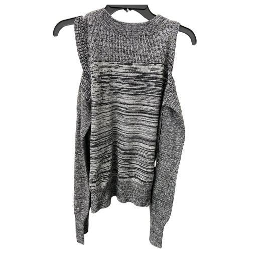 DKNY XL Gray Cold Shoulder Sweater - Women's Knitwear - Image 2