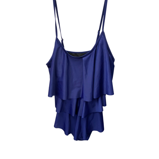 Blue Tiered Swimsuit 2XL | Swimwear | No Name Brand