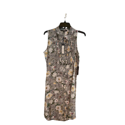 MaxSport Floral Sleeveless Dress Gray Size M - Women's Dresses