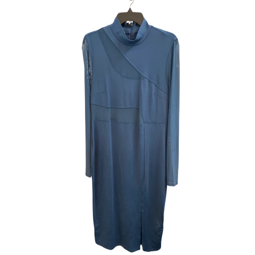 Bebe Blue Midi Dress XL - Women's Cocktail Dress