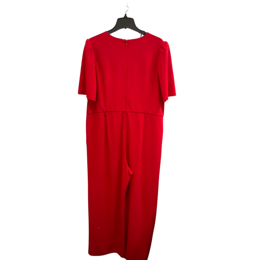 Tahari ASL Red Jumpsuit Plus Size 18W | Women's Jumpsuits - Image 2