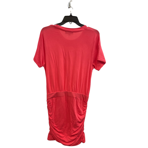 DKNY Jeans Coral Ruched T-Shirt Dress - Size S - Women's Clothing - Image 2