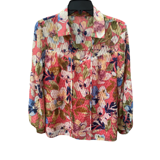 ZAC & RACHEL Floral Blouse, Red, No Size, Women's Tops