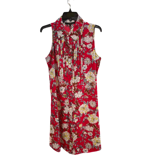 MaxSport Red Floral Sleeveless Dress - Medium - Women's Dresses