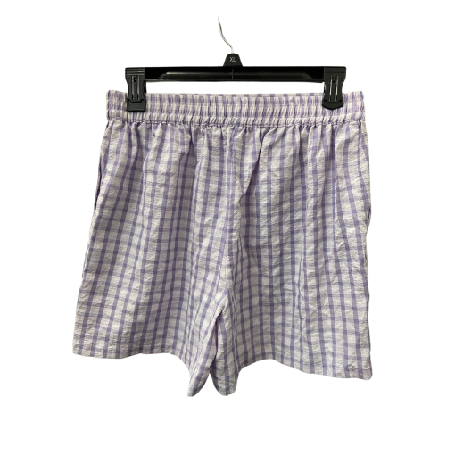 Riley & Rae XL Purple Gingham Shorts - Women's Summer Shorts - Image 2