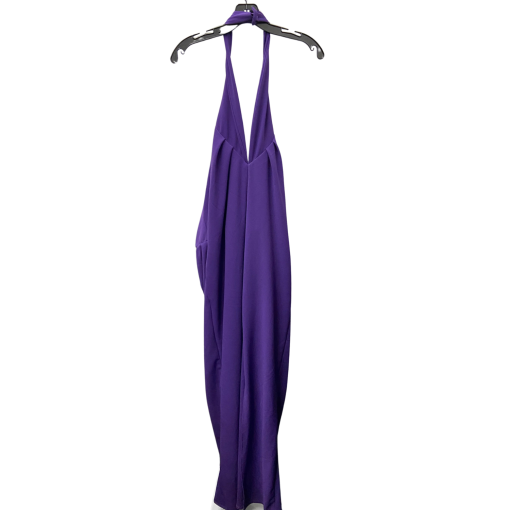 Ashley Stewart Purple Halter Maxi Dress Plus Size 18/20