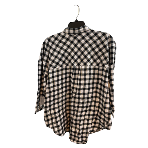 Tommy Jeans Black & White Plaid Shirt S/P - Button Down Top - Image 2