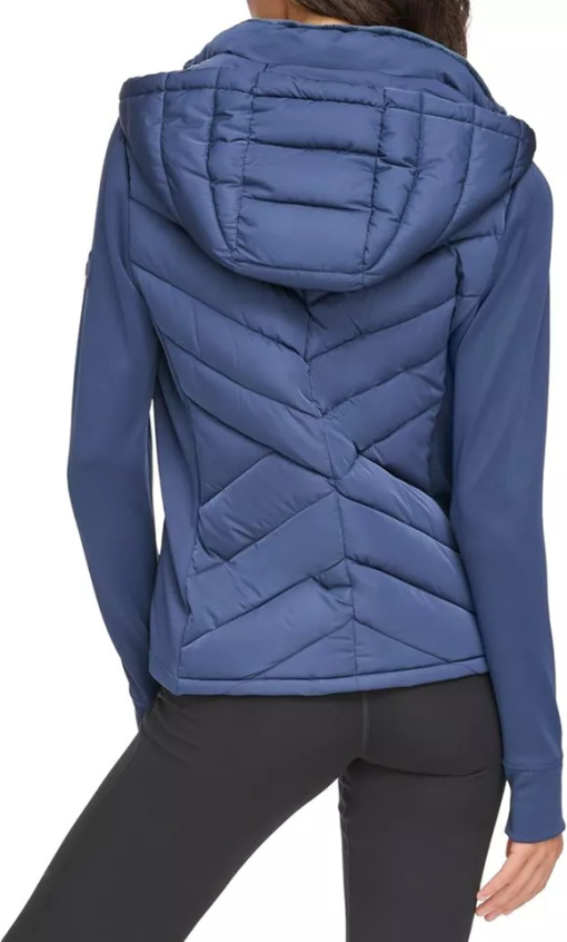 Tommy Hilfiger Blue Puffer Jacket XS Women's Winter Coat - Image 2