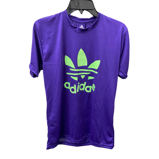 Adidas Trefoil Tee Purple Medium - Athletic T-Shirt