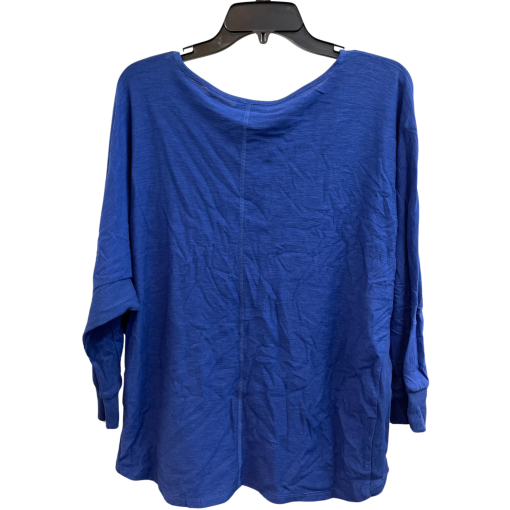 Vince Camuto Blue Top Small - Women's Long Sleeve Shirt - Image 2