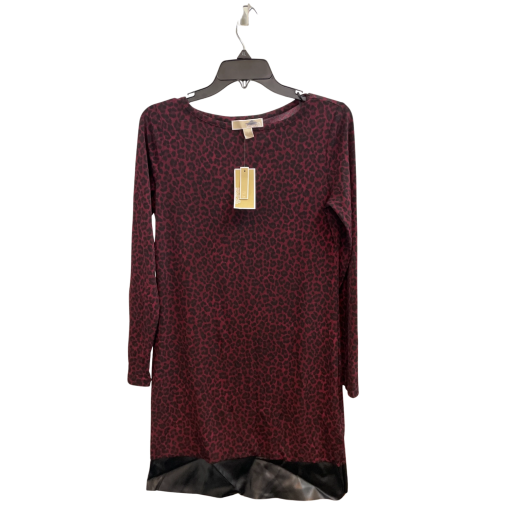 Michael Kors Red Leopard Print Dress - Size S - Mini Dress