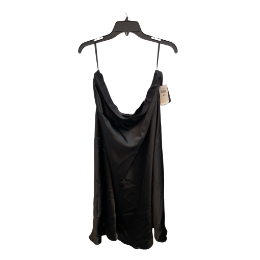 Lauren Black Satin Slip Dress 20W - Party Dress