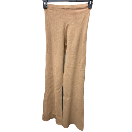 Minnierose Tan Knit Flare Pants XS - Women's Bottoms - Image 2