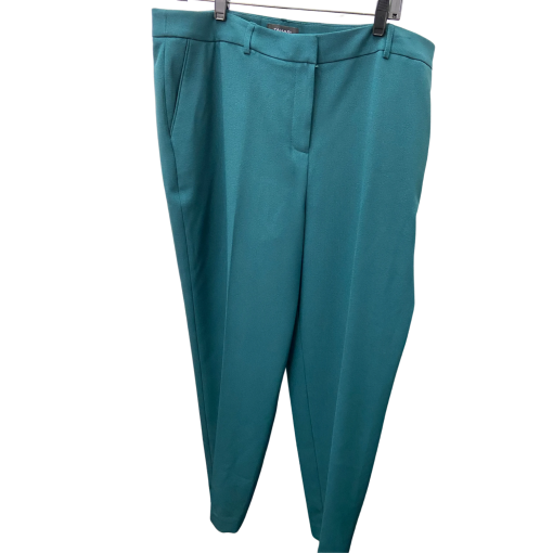 Tahari Teal Plus Size Pants 14W - Women's Dress Pants