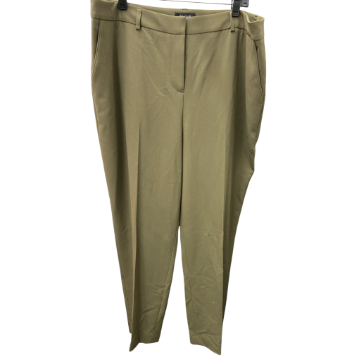 Tahari ASL Olive Green Plus Size Pants - Size 14W - Trousers