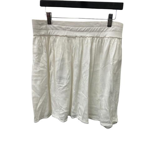 Minnierose White Linen Skirt - Size L - Women's Skirts - Image 2