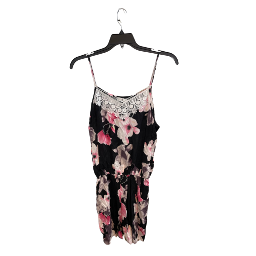 Floral Romper Black L/XL | AZ Brand | Women's Jumpsuit - Image 2