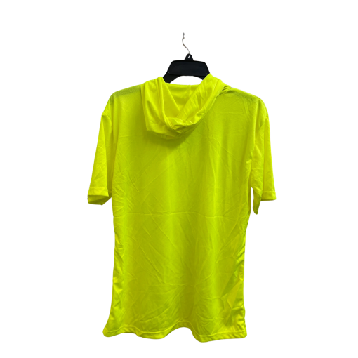 Golden Elephant Neon Yellow Short Sleeve Hoodie M - T-Shirt - Image 2