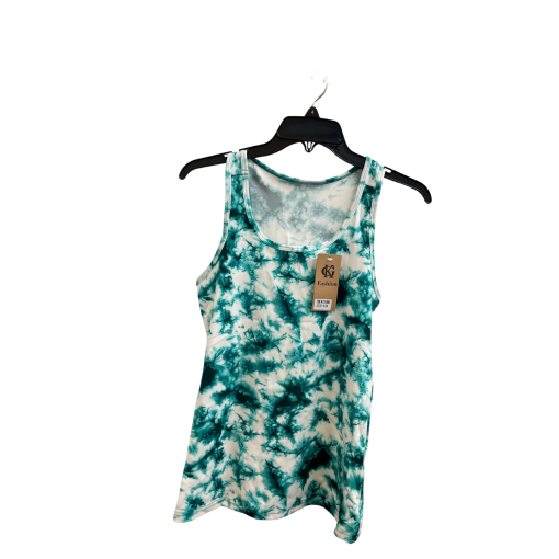 KG Fashion Tie Dye Tank Top Green S/M - Women's Tops