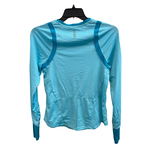 Under Armour HeatGear Blue Long Sleeve Running Shirt L - Image 2