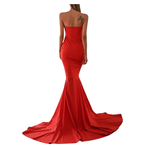 Miss ORD Red Strapless Maxi Dress - XS - Formal Gown - Image 2