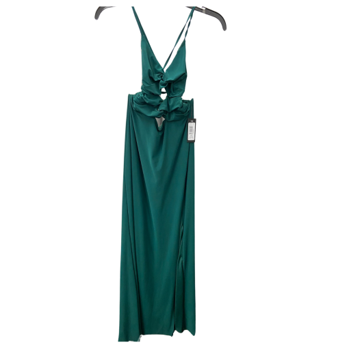 Jump Apparel Green Maxi Dress Size 11/12 - Formal Wear