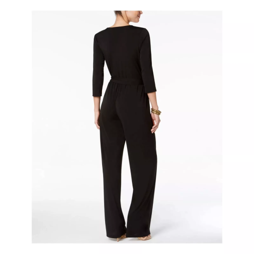 NY Collection Petite Black Jumpsuit - Women's Jumpsuits & Rompers - Image 2