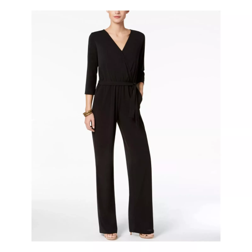 NY Collection Petite Black Jumpsuit - Women's Jumpsuits & Rompers